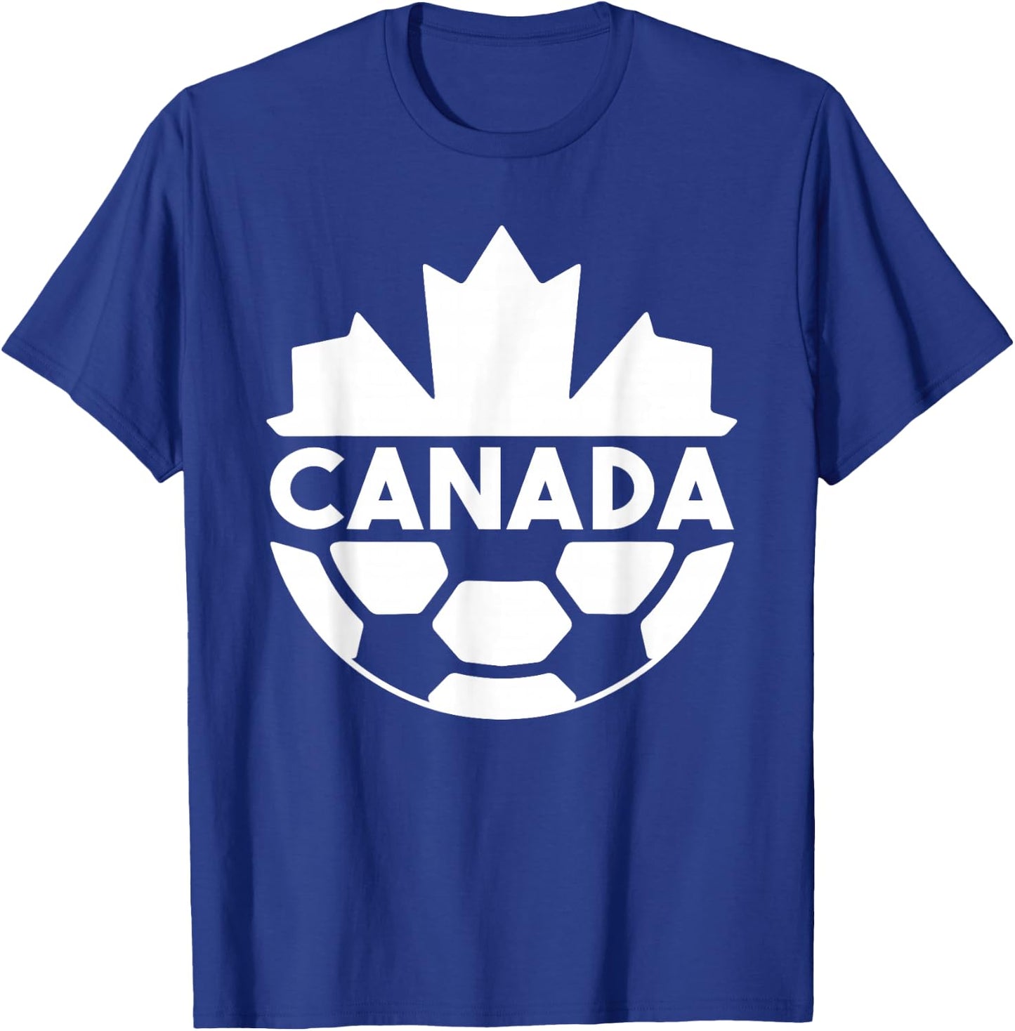 Canada Soccer Team Sports Flag Mapple Leaf Men Women T-Shirt - T-Shirt | Royal