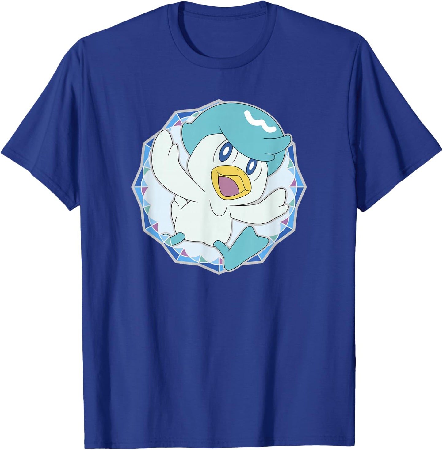 Pokémon Quaxly Starter Scarlet And Violet Logo T-Shirt - T-Shirt | Royal