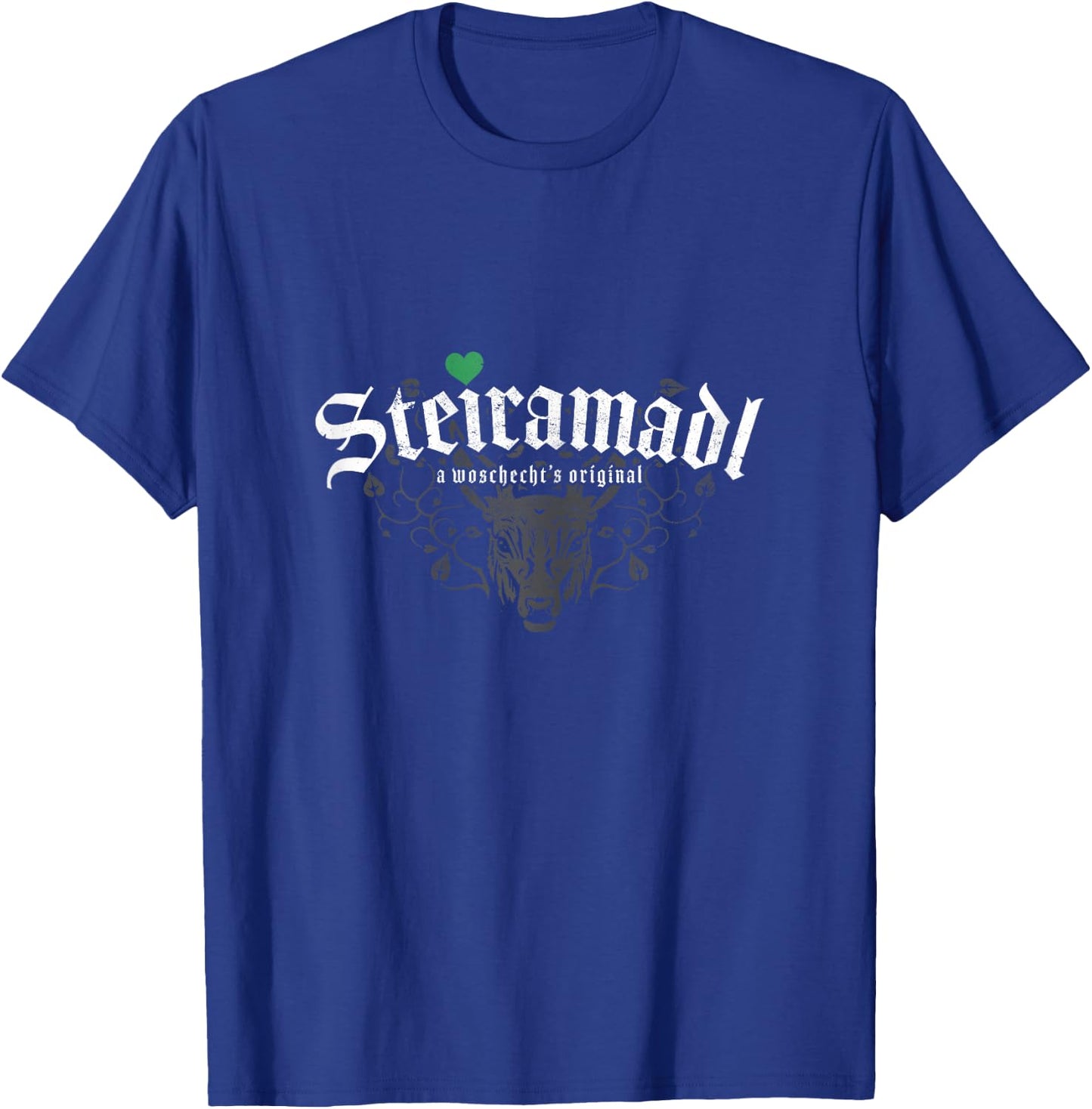Lustige Steiermark Motive Original Steiramadl Woschechts Steiermark Schwarz XS Female T-Shirt - T-Shirt | Royal