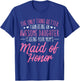 Awesome Daughter Bridesmaid Wedding Party Maid of Honor T-Shirt - T-Shirt | Royal