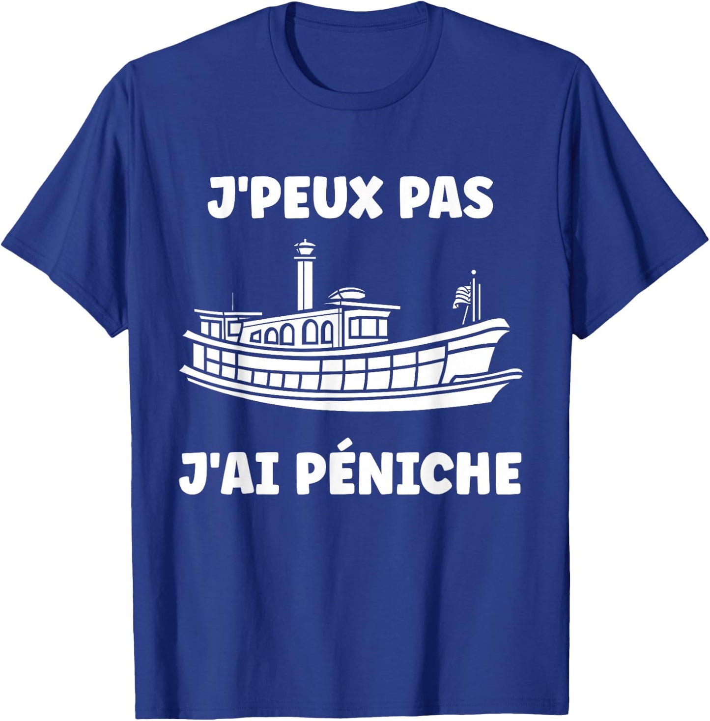 Funny Boat Houseboats Humorous I Barge , Black T-Shirt - T-Shirt | Royal