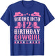 12yr Birthday Cowgirl Outfit 12 Year Old Girl 12th Birthday T-Shirt - T-Shirt | Royal