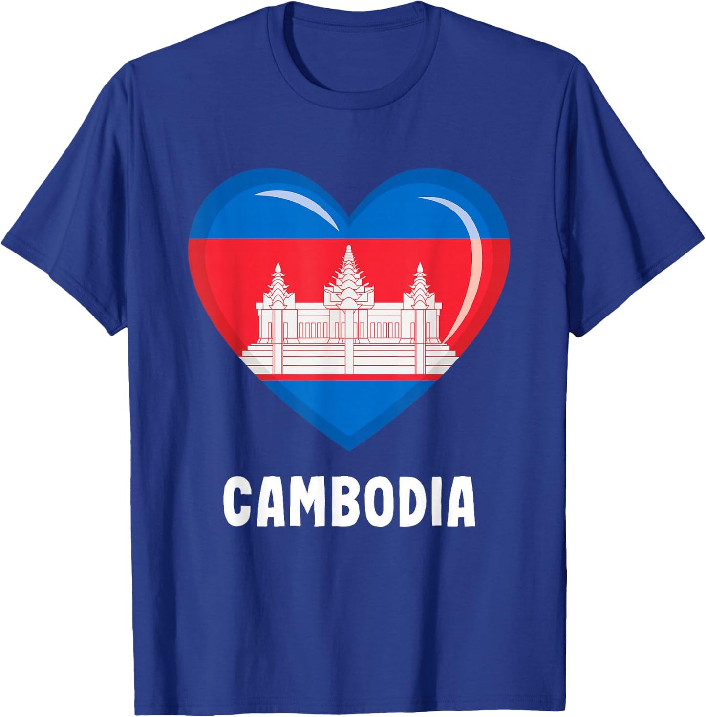 Cambodia Cambodia Flag T-Shirt - T-Shirt | Royal