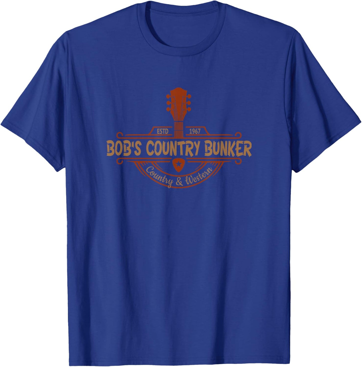 Bob's Country Bunker | Classic 80's Movie T-Shirt - T-Shirt | Royal