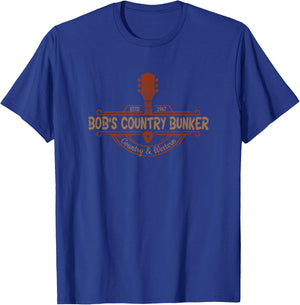 Bob's Country Bunker | Classic 80's Movie T-Shirt - T-Shirt | Royal