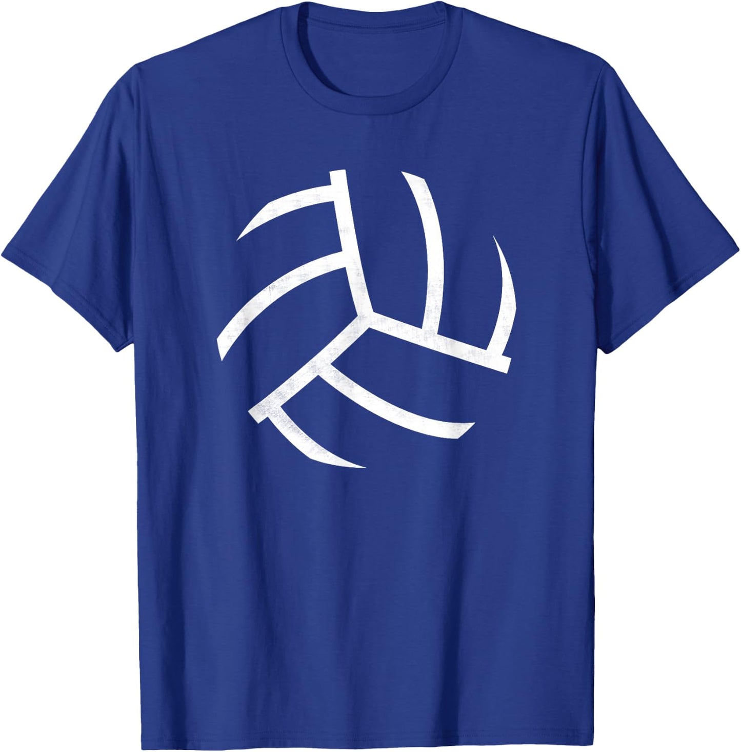 Volley Ball Apparel Classic Fit Black Modern Volleyball Graphic T-Shirt - T-Shirt | Royal