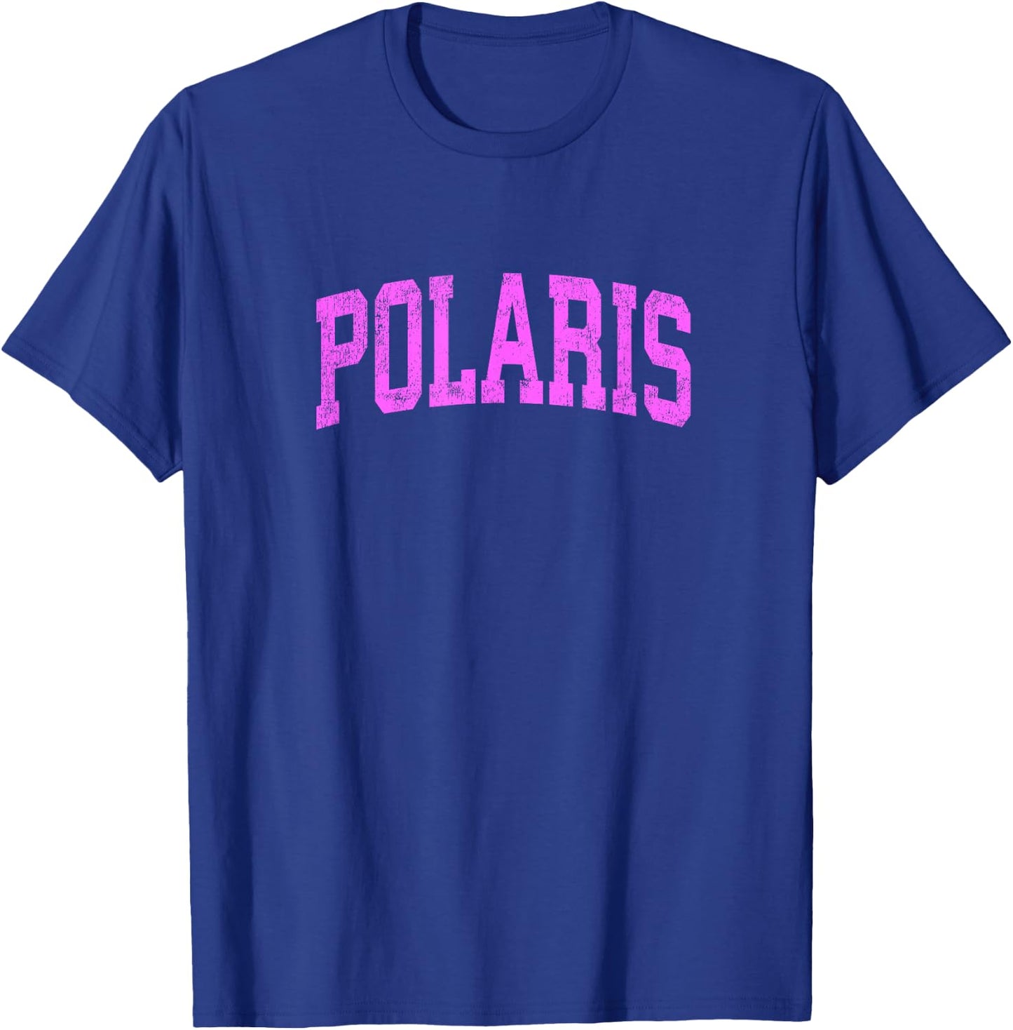 Polaris Montana MT Vintage Athletic Sports Pink Design T-Shirt - T-Shirt | Royal