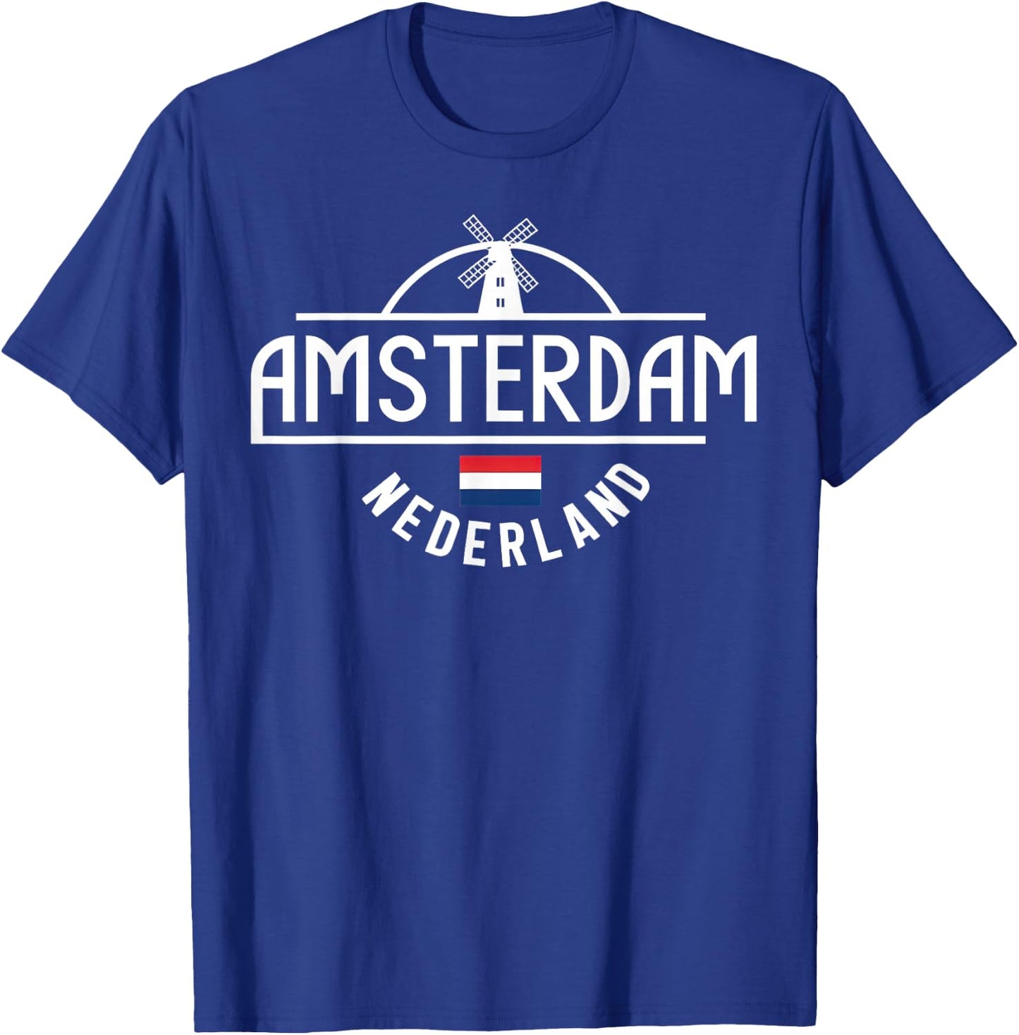 Amsterdam Nederland Netherlands City Vibes , Black, S T-Shirt - T-Shirt | Royal