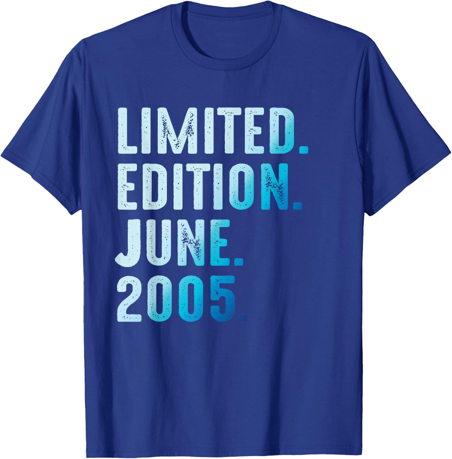Juin 2005 Année 2005 Rétro 2005 Vintage Édition Limitée T-Shirt - T-Shirt | Royal