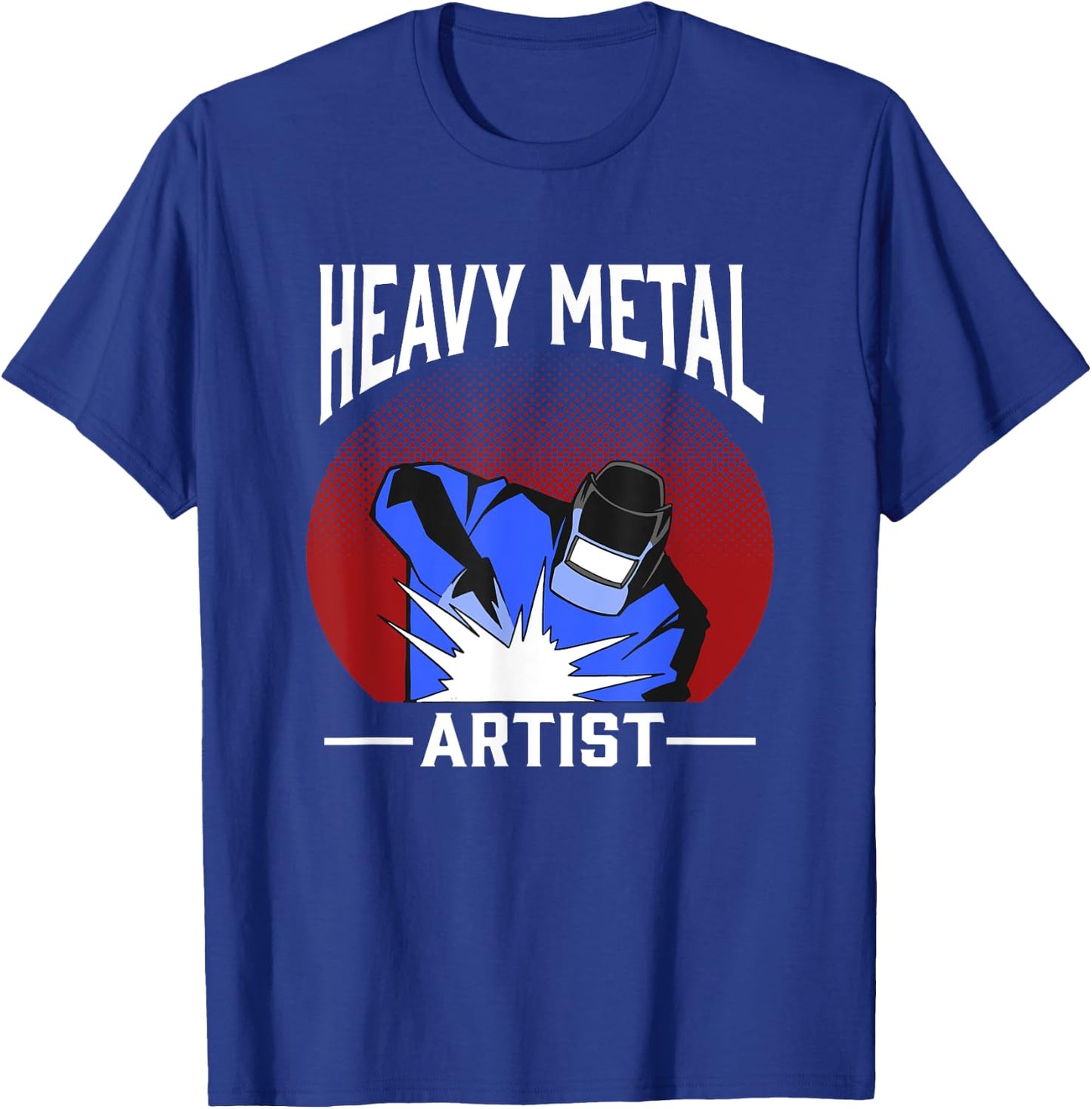 WIG MAG Humour Metal Builder with Welding Lock Workshop, black T-Shirt - T-Shirt | Royal