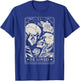 The Lovers Tarot Card Skeletons Kissing In Love T-Shirt - T-Shirt | Royal