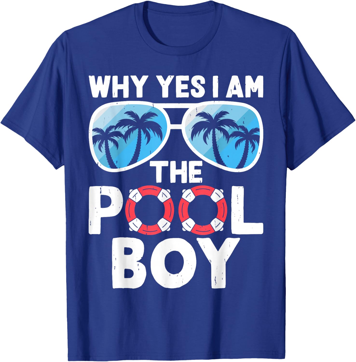 Pool Boy Swimmer Swimming Swim Team Gift Men Women Kids T-Shirt - T-Shirt | Royal