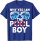 Pool Boy Swimmer Swimming Swim Team Gift Men Women Kids T-Shirt - T-Shirt | Royal