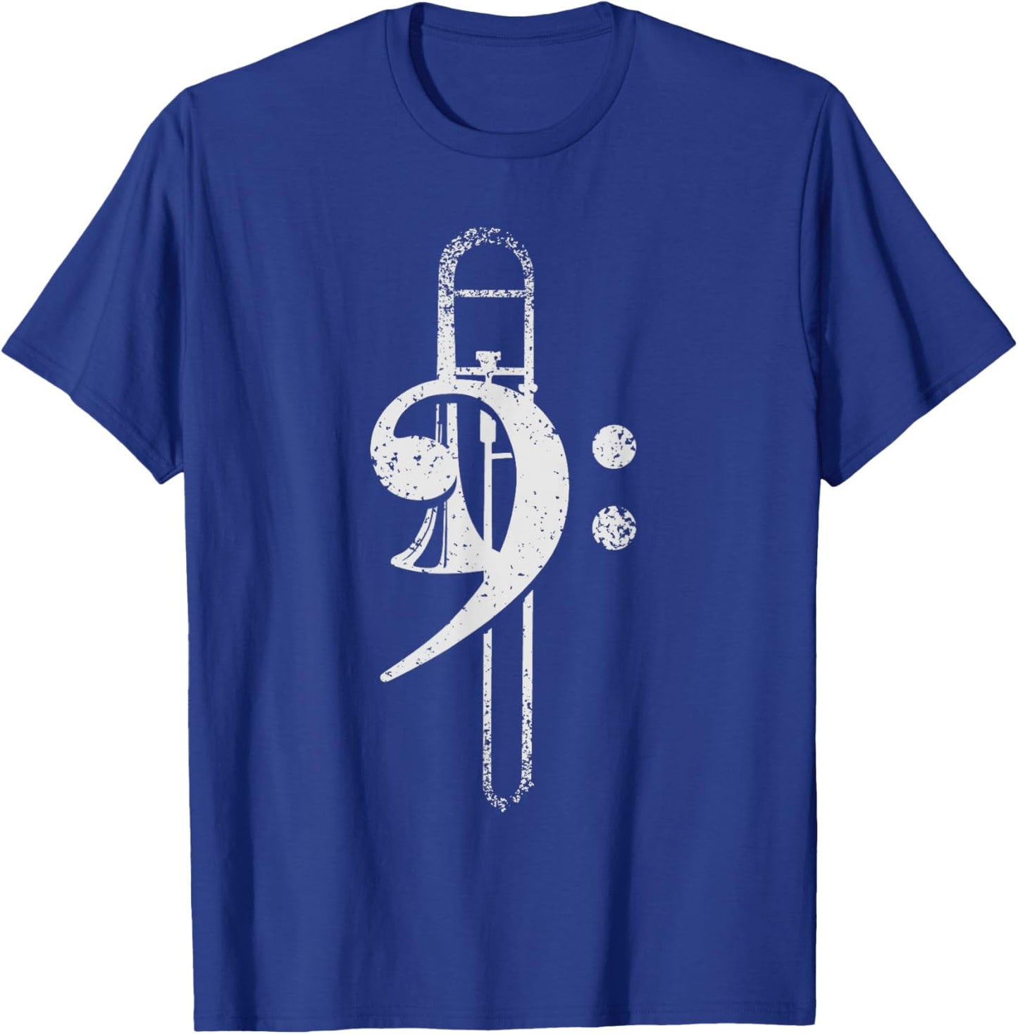 Trombone Brass Music Treble Clef Trombone, black T-Shirt - T-Shirt | Royal