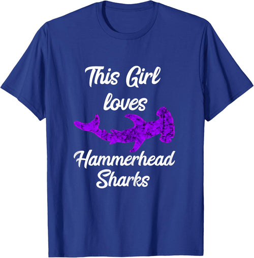 This Girl Loves Hammerhead Shark Sphyrna Ocean Fish