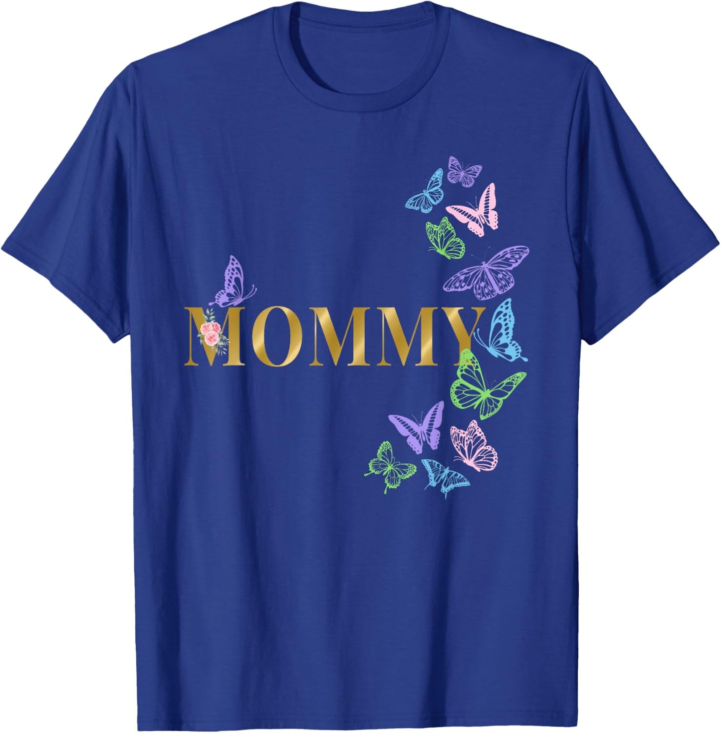 Mommy of The Birthday Girl Butterfly Party Matching Family T-Shirt - T-Shirt | Royal