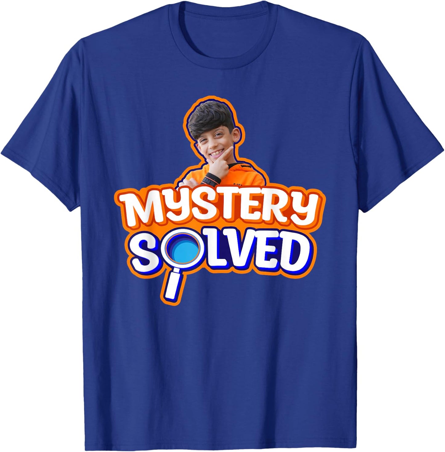 Jason Vlogs Mystery Solved T-Shirt - T-Shirt | Royal
