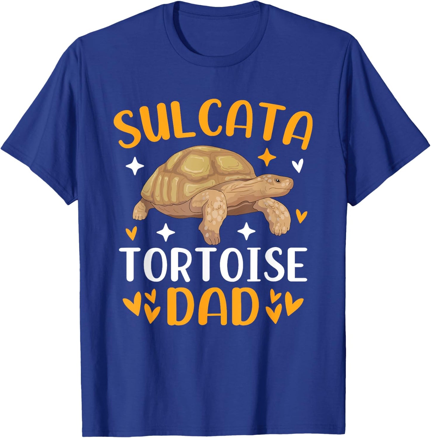 Father Reptile Tortoise Species - Sulcata Tortoise Dad T-Shirt - T-Shirt | Royal