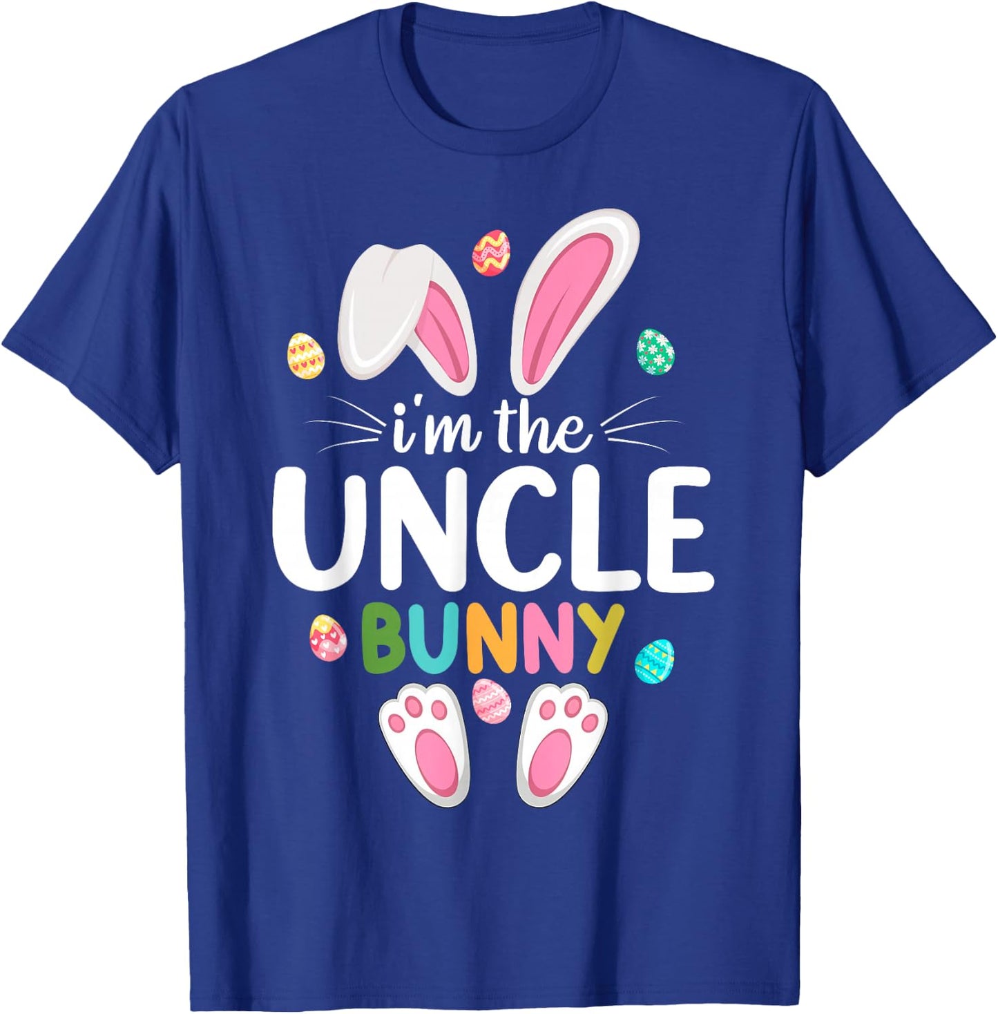 I'm The Uncle Bunny Matching Family Easter T-Shirt - T-Shirt | Royal