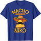 Nacho Average Niko Personalized Name Funny Taco T-Shirt - T-Shirt | Royal