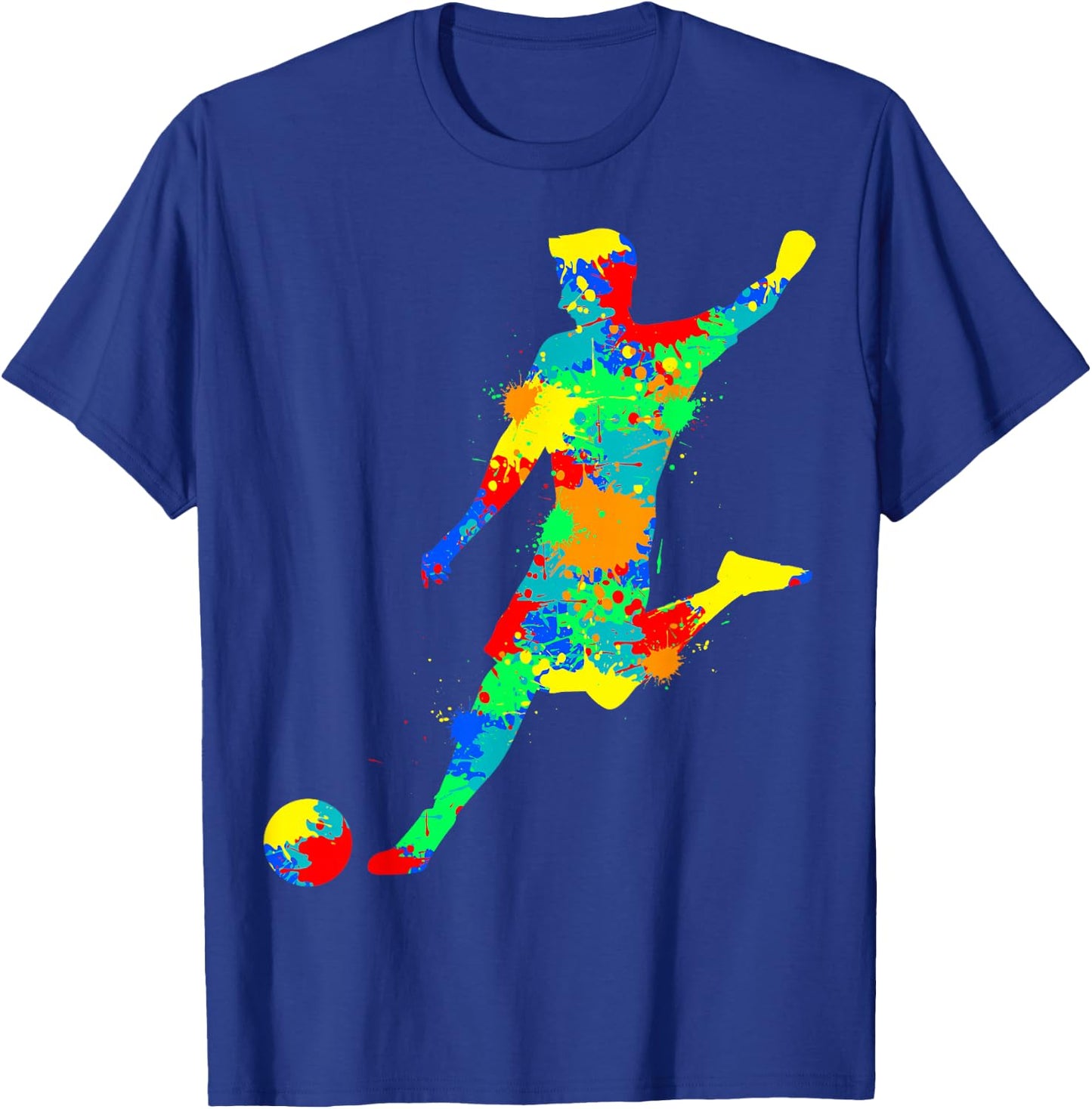 Fußball Fußballer Jungen Kinder T-Shirt - T-Shirt | Royal
