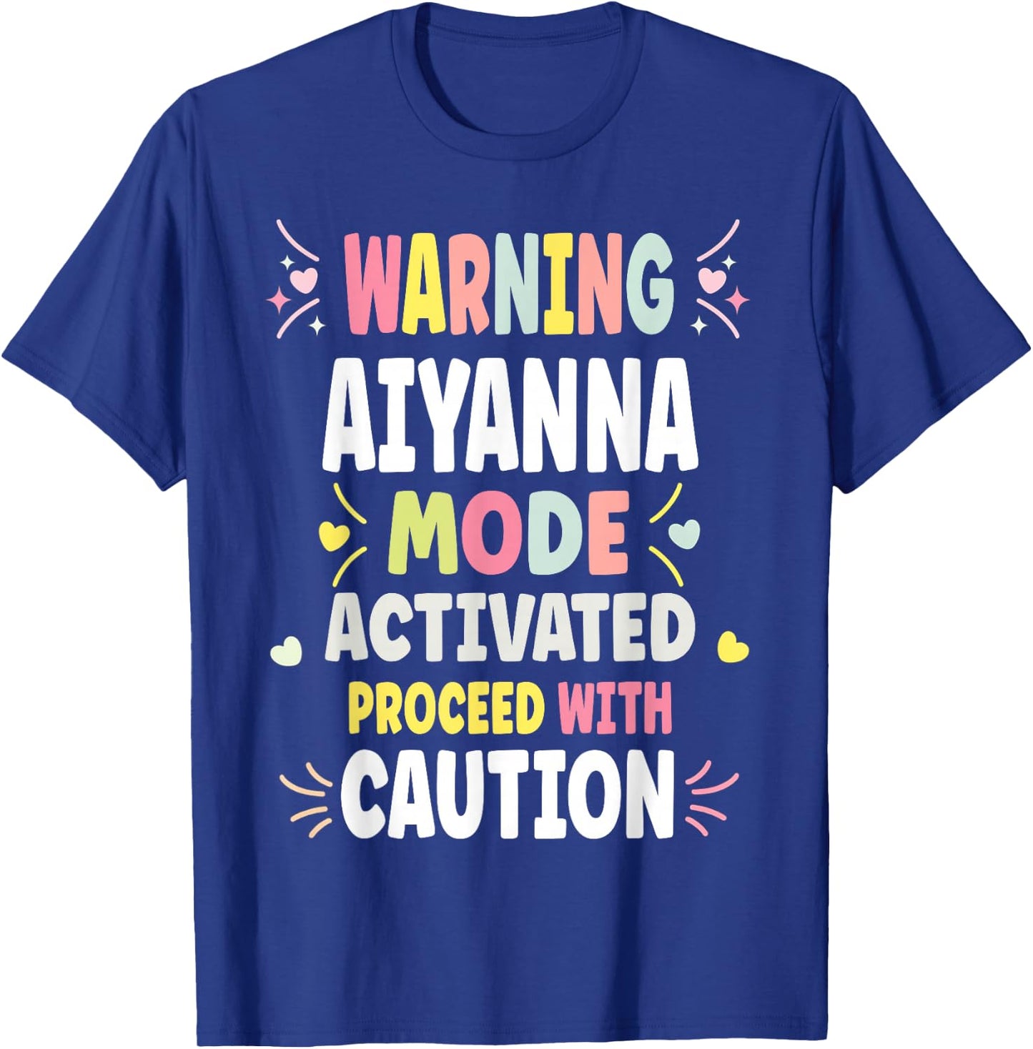 AIYANNA Personalized Women's Gift Custom AIYANNA T-Shirt - T-Shirt | Royal