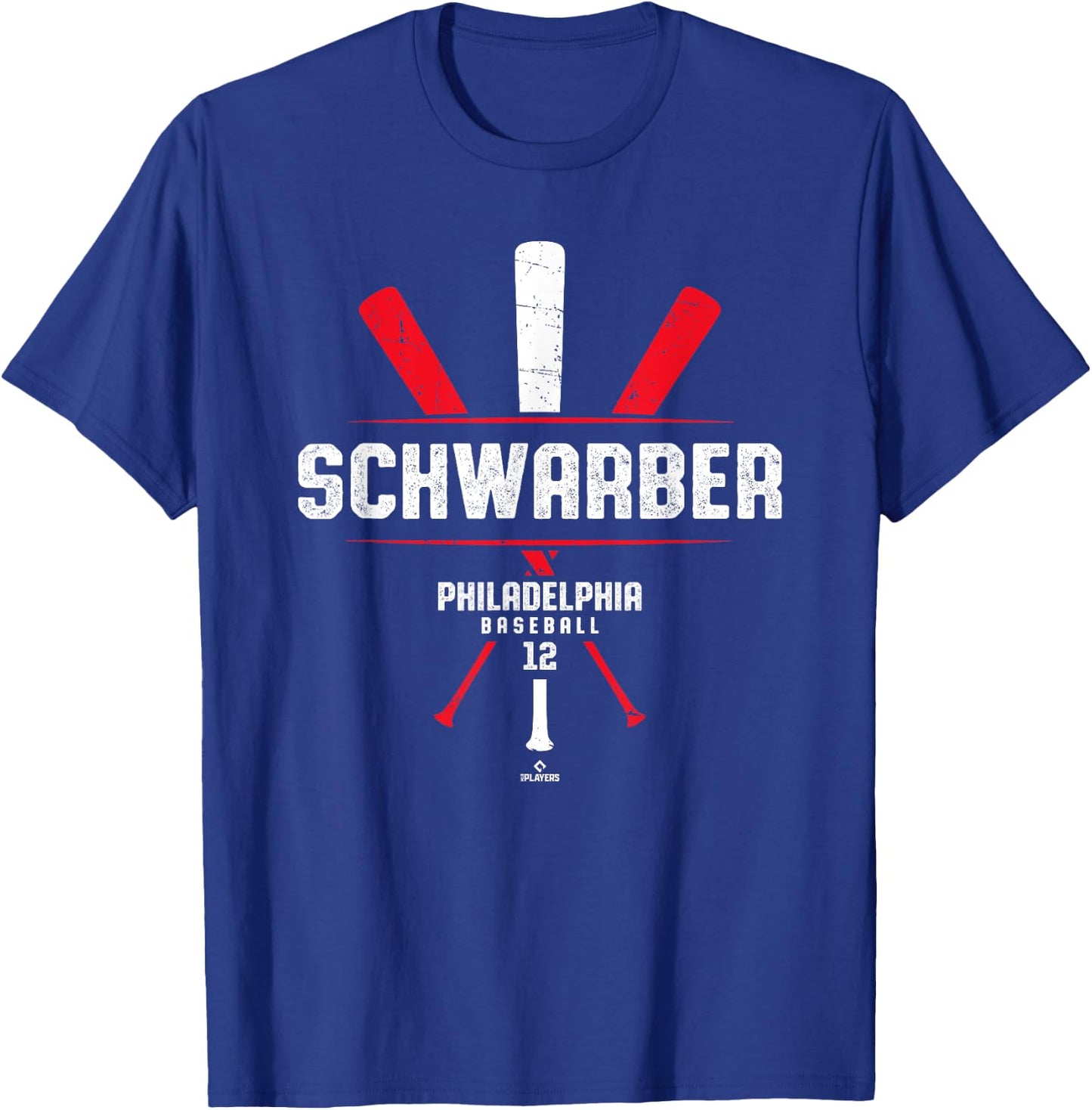 Vintage Baseball Bat Gameday Kyle Schwarber Philadelphia T-Shirt - T-Shirt | Royal