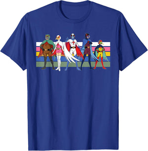 Battle of The Planets Retro Anime Graphic T-Shirt - T-Shirt | Royal