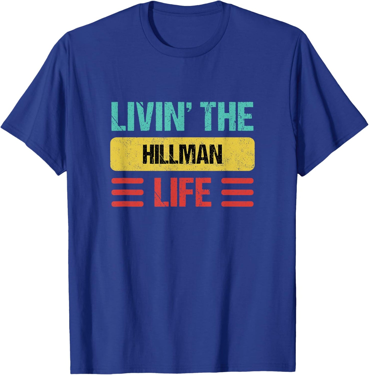 Hillman Name T-Shirt - T-Shirt | Royal