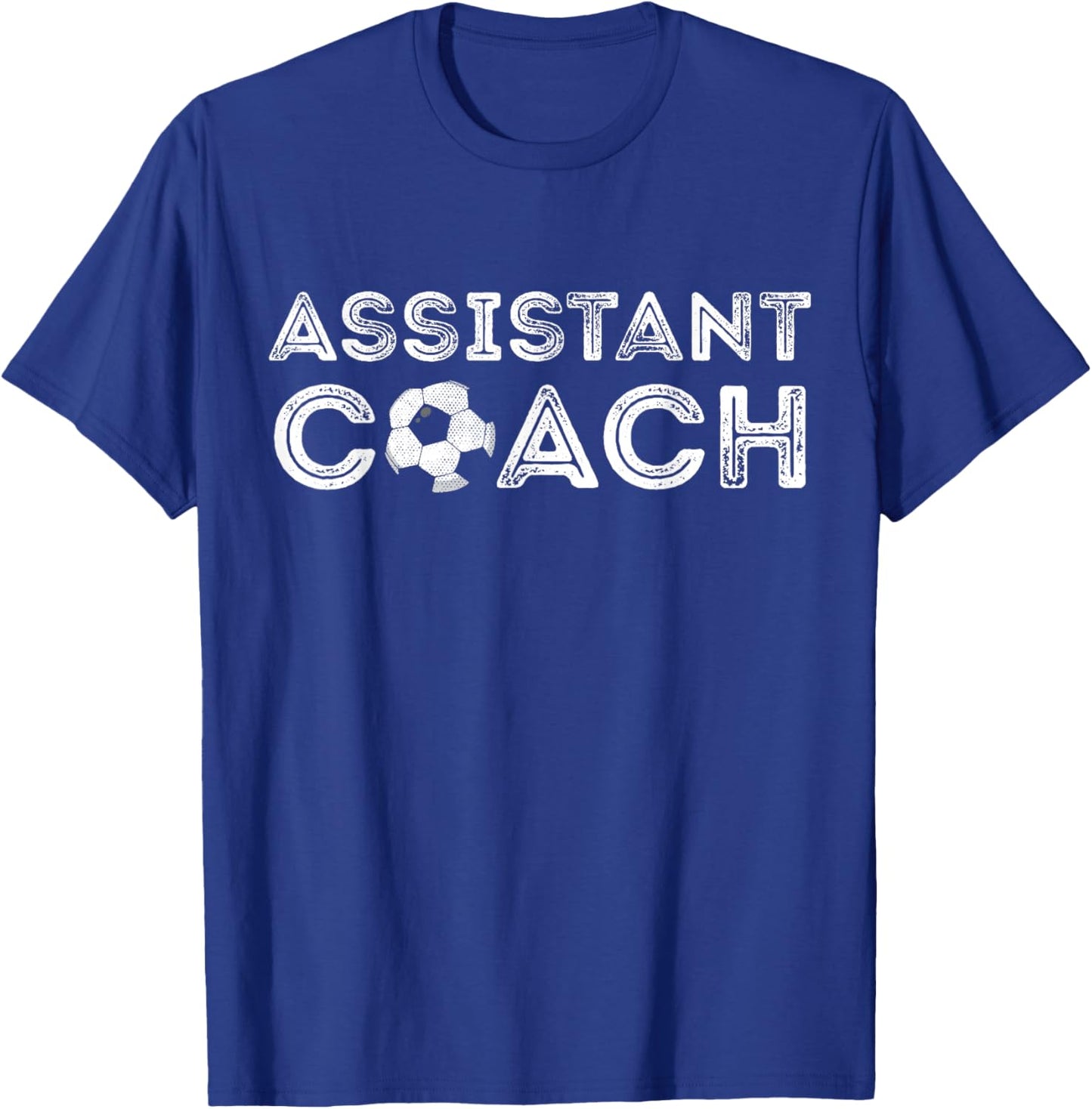 Assistant Soccer Coach Coaches Appreciation Funny Coaching T-Shirt - T-Shirt | Royal