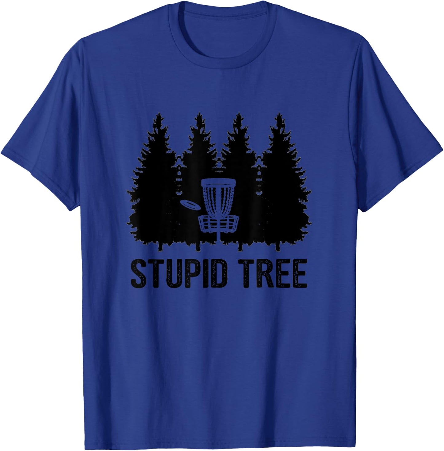 Stupid Tree Disc Golf T-Shirt - T-Shirt | Royal