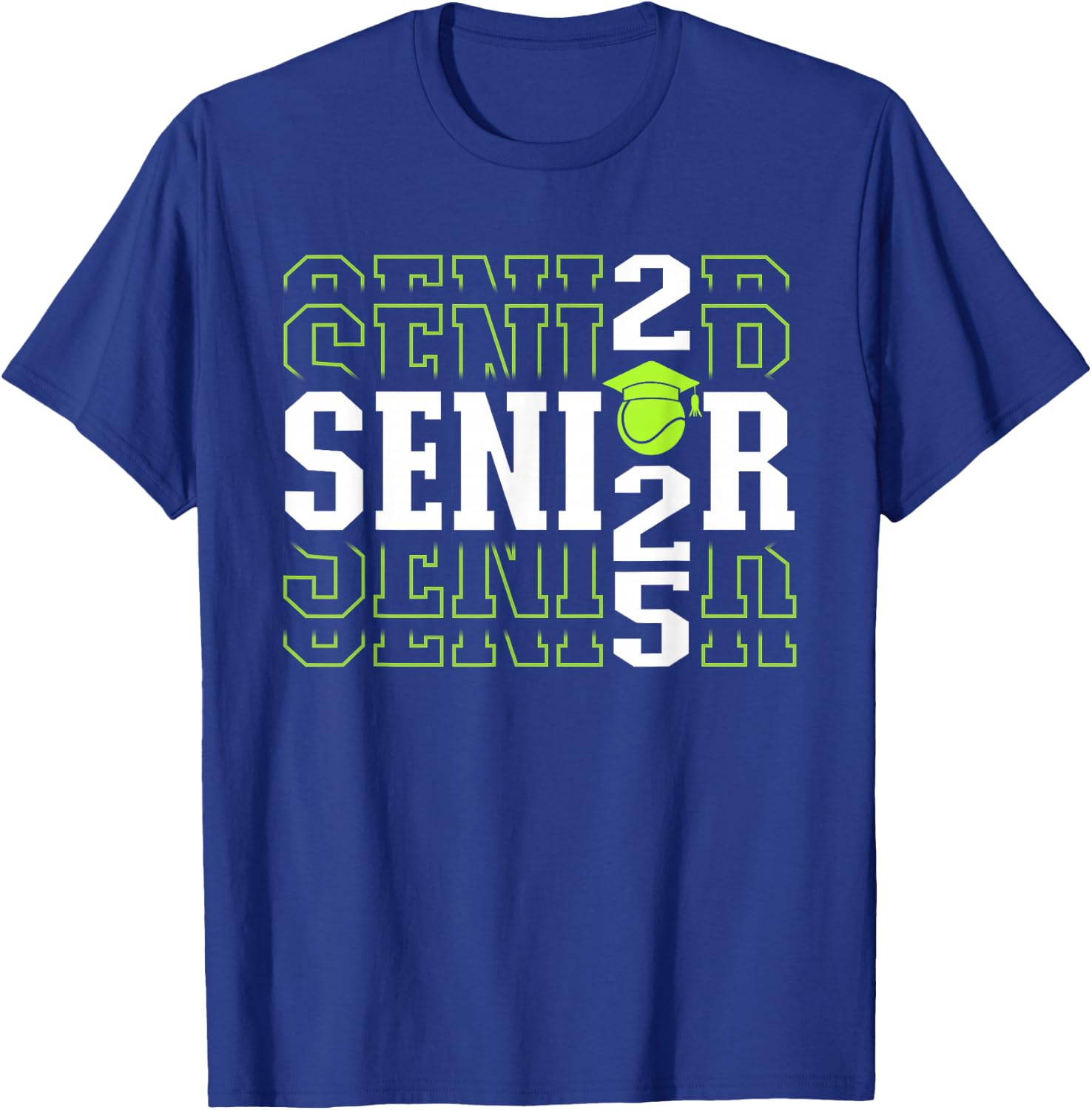 Class of 2025 Tennis Senior T-Shirt - T-Shirt | Royal