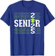Class of 2025 Tennis Senior T-Shirt - T-Shirt | Royal