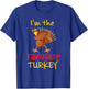 Child Thanksgiving-themed Black Small U-Neck Short Sleeve T-Shirt - T-Shirt | Royal