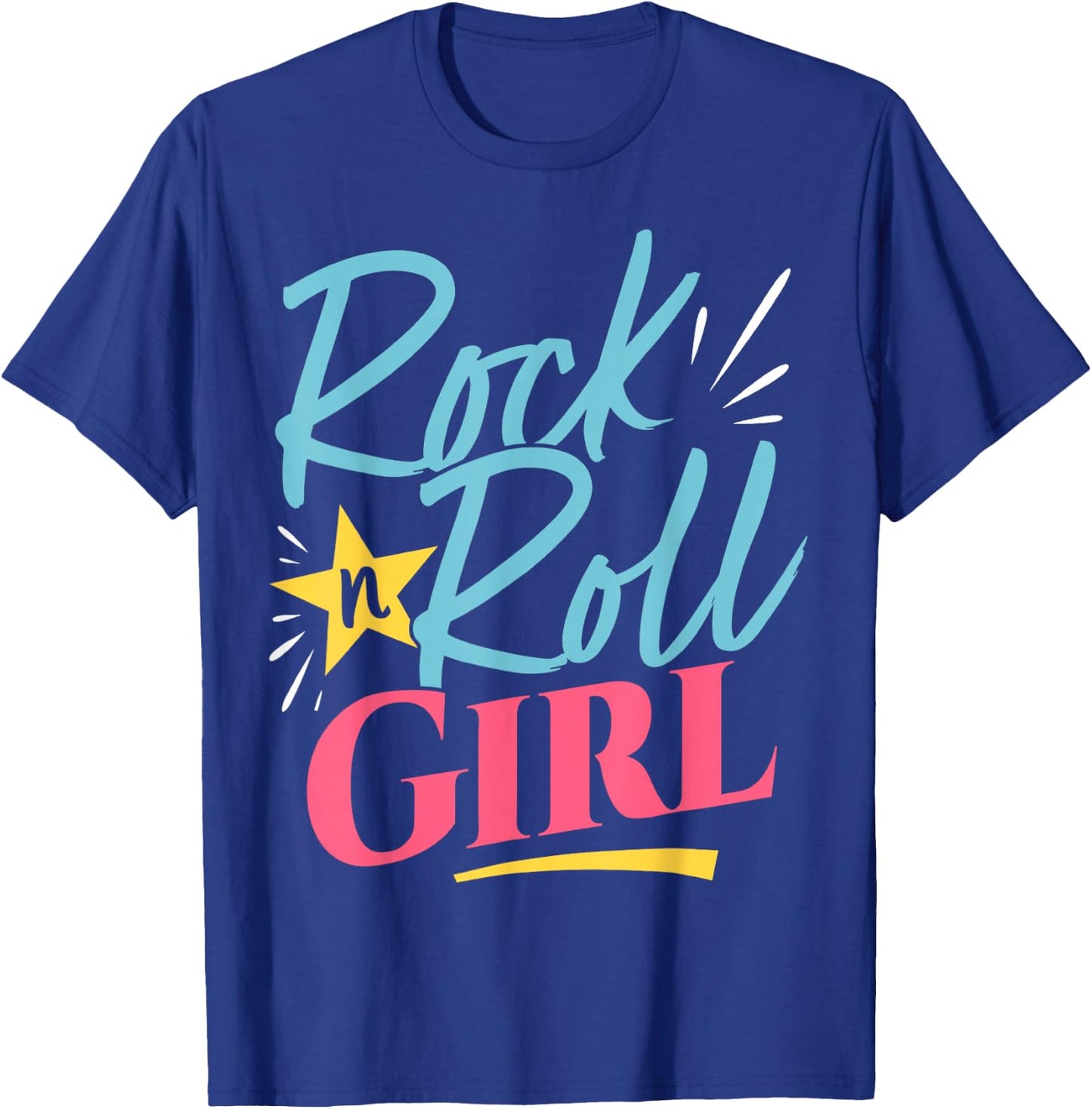 Rock N Roll Girl Purple Darla Purple , purple T-Shirt - T-Shirt | Royal