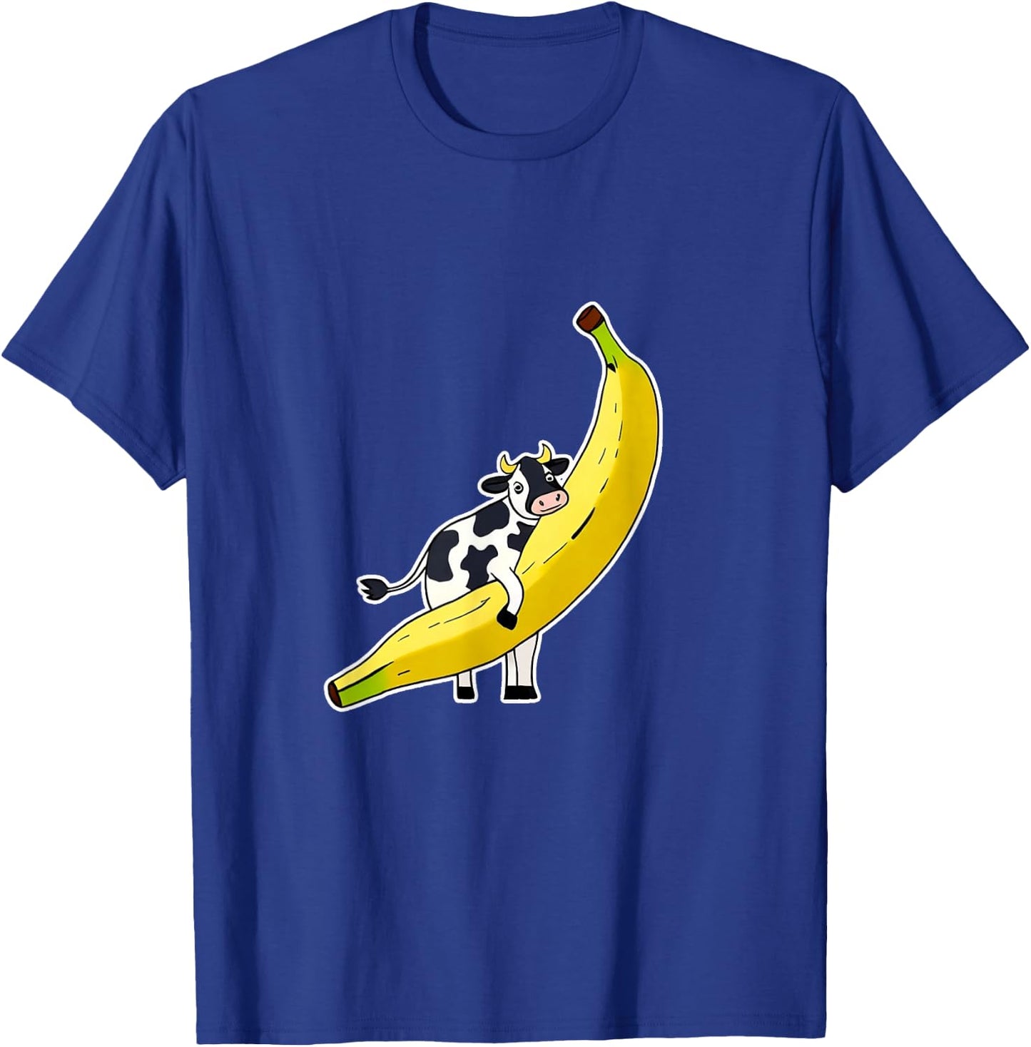 Banana Cow funny animal T-Shirt - T-Shirt | Royal