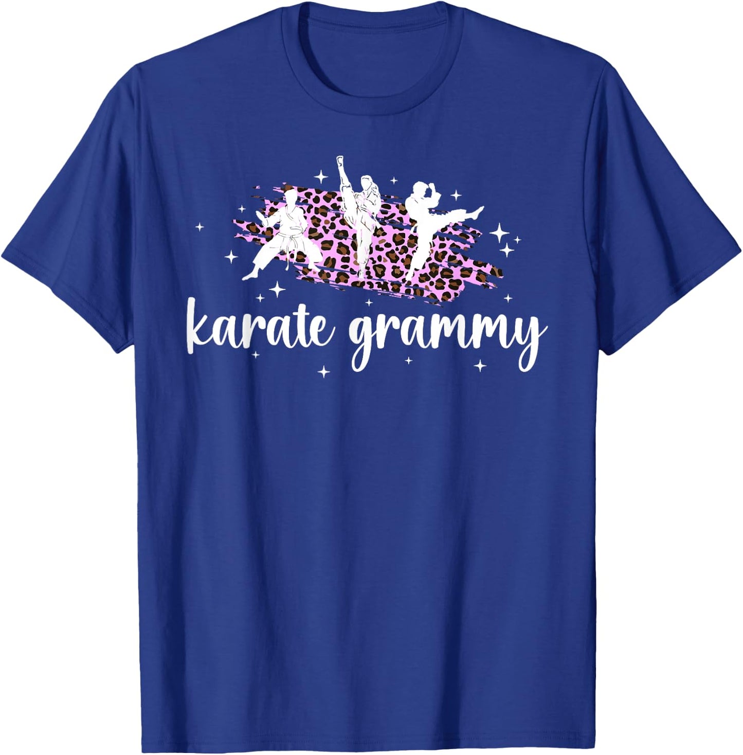 Karate Grammy Leopard Karate Grammy Grandma T-Shirt - T-Shirt | Royal