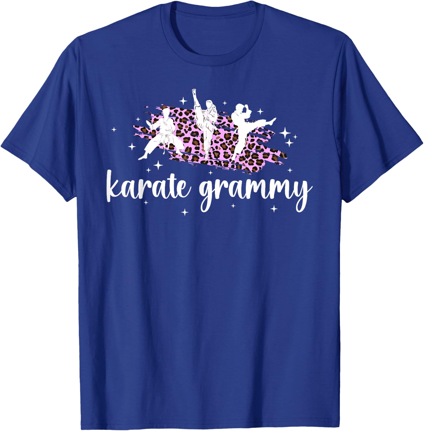 Karate Grammy Leopard Karate Grammy Grandma T-Shirt - T-Shirt | Royal