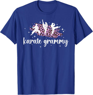 Karate Grammy Leopard Karate Grammy Grandma T-Shirt - T-Shirt | Royal