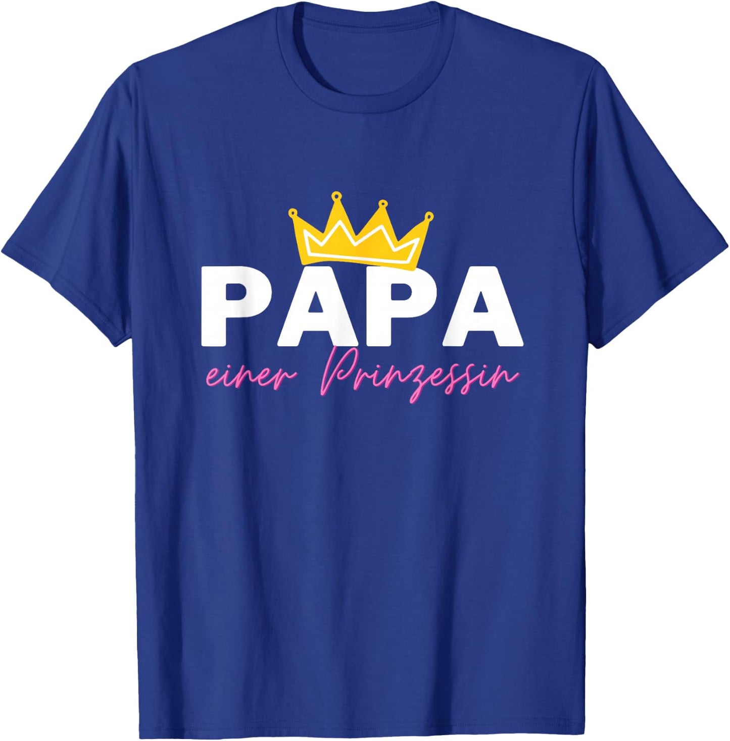 Papa einer Prinzessin für LieblingPapa von der Tochter , black T-Shirt - T-Shirt | Royal
