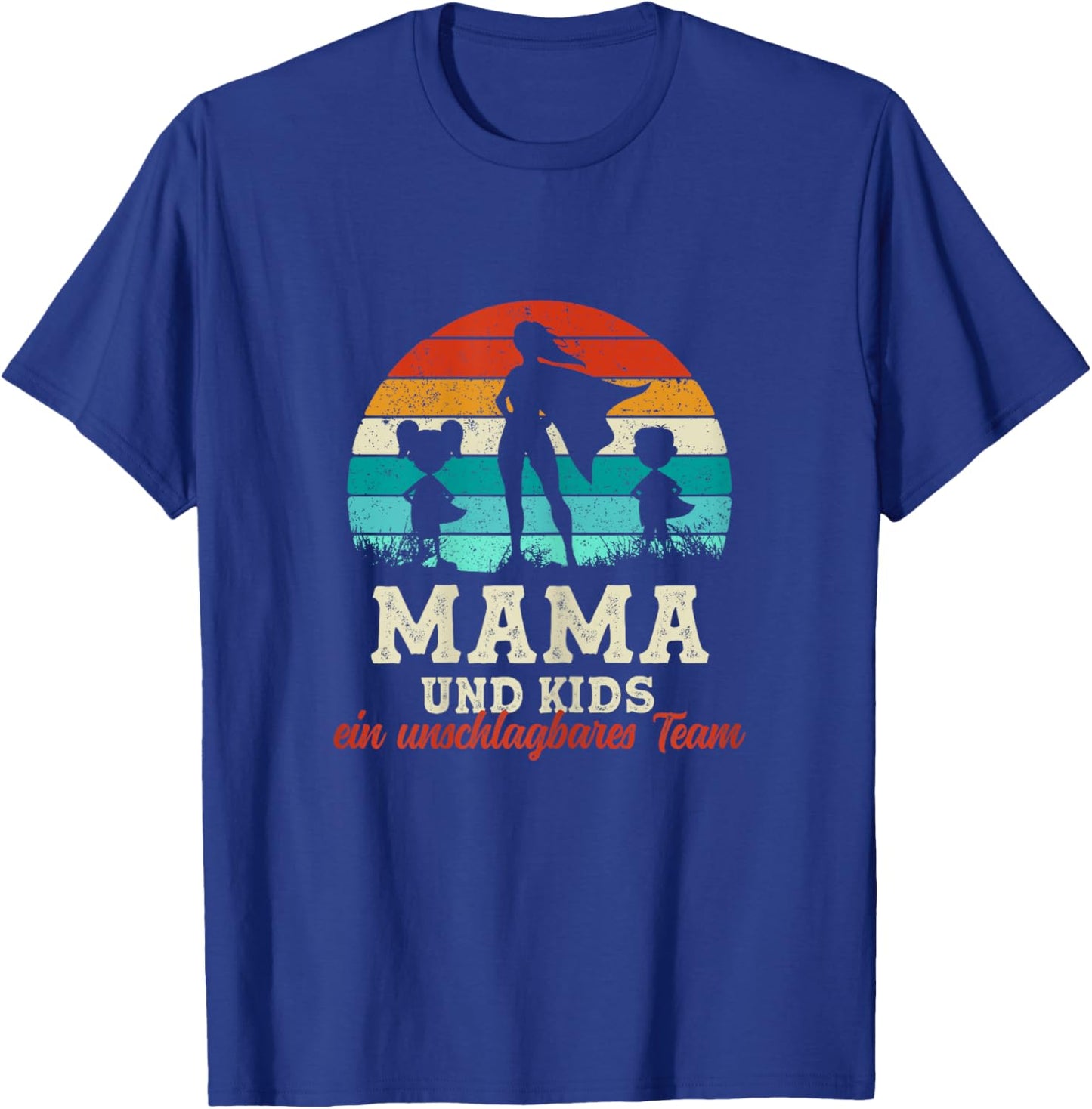 Team Mama Kids Kinder Superheld Muttertag Stolze Super Mama T-Shirt - T-Shirt | Royal