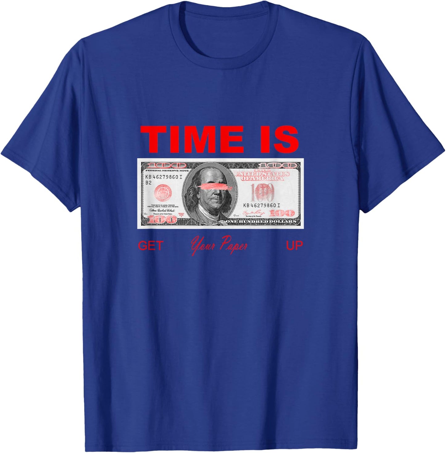 Red Color You Already Know What Time Red Graphic T-Shirt - T-Shirt | Royal