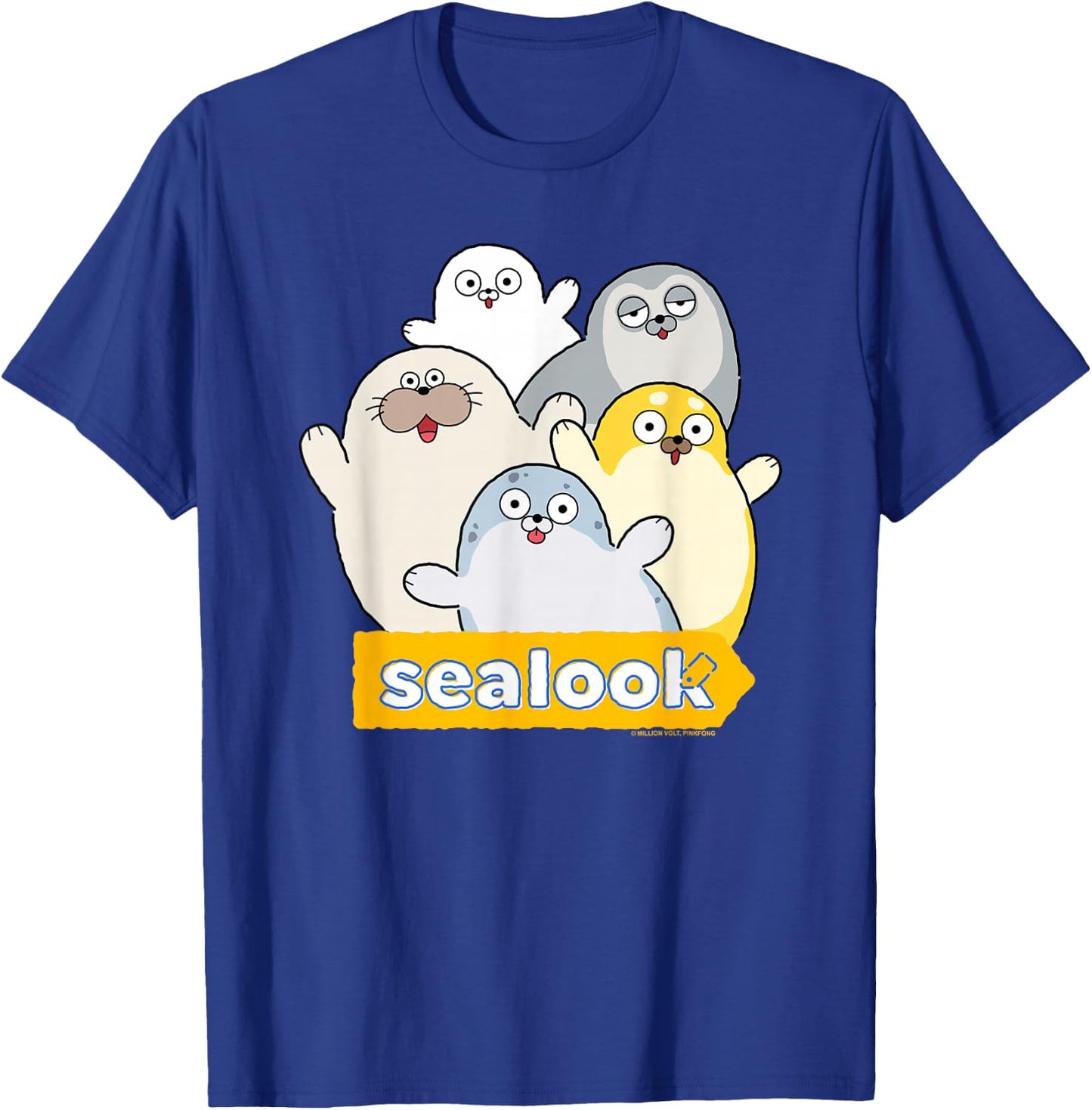 Sealook Seal Group T-Shirt - T-Shirt | Royal