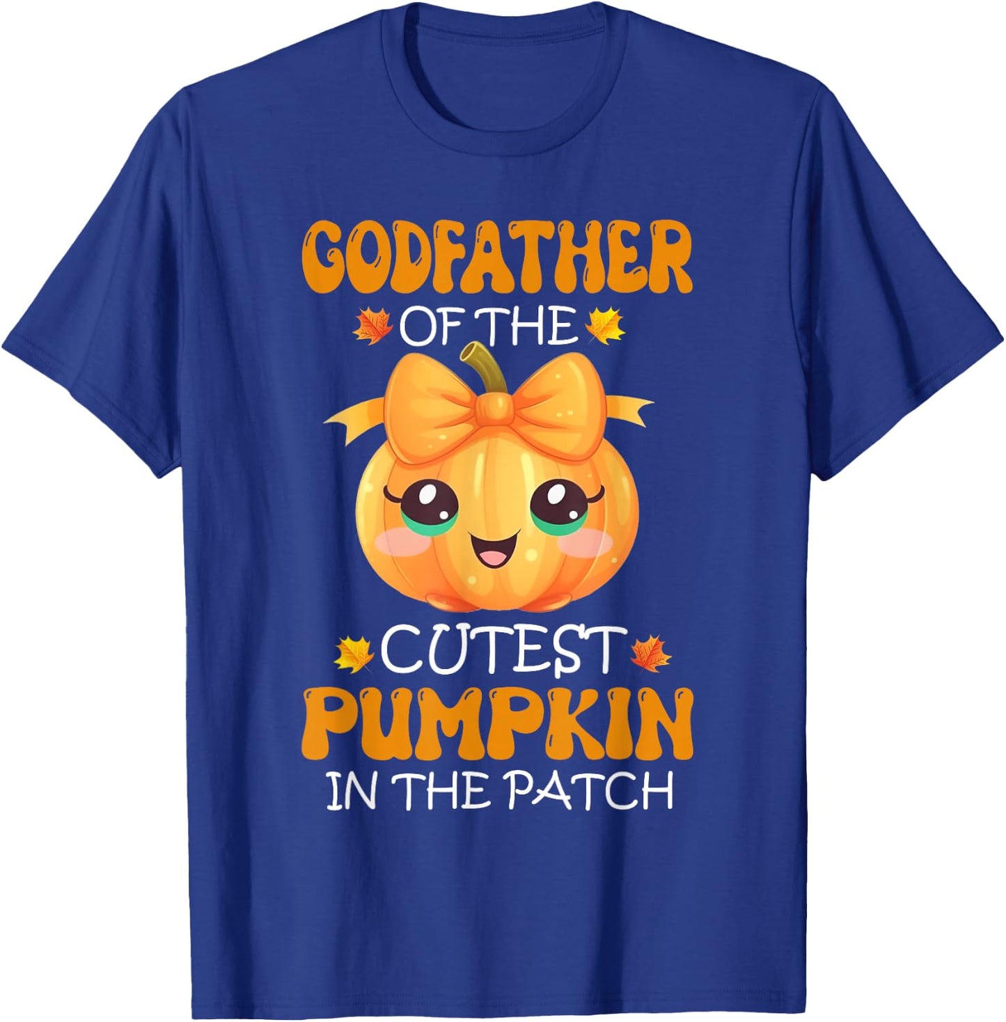 Godfather Of The Cutest Pumpkin In The Patch Halloween T-Shirt - T-Shirt | Royal