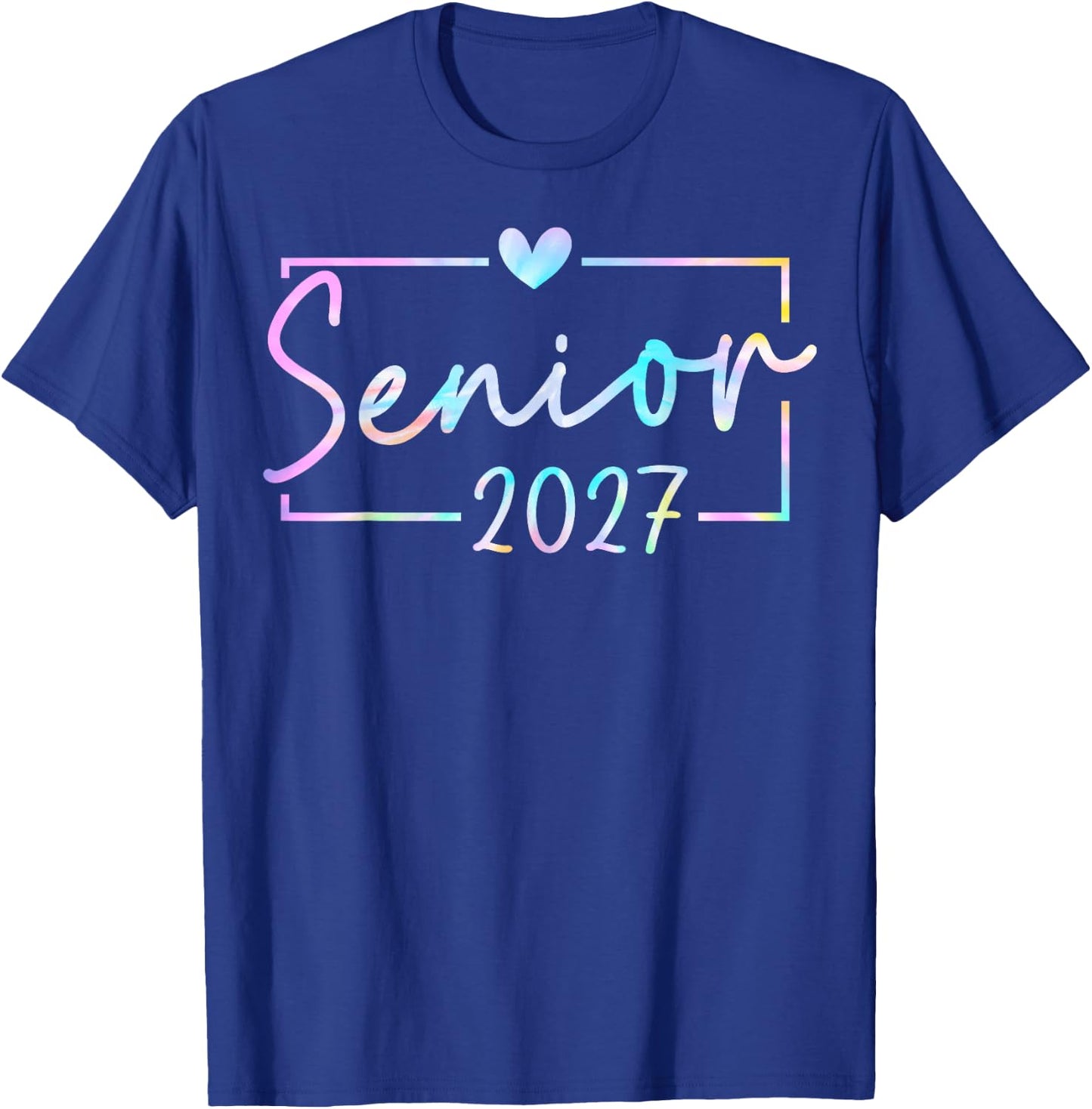Senior 2027 Class of 2027 Senior Graduation 2027 Senior 27 T-Shirt - T-Shirt | Royal