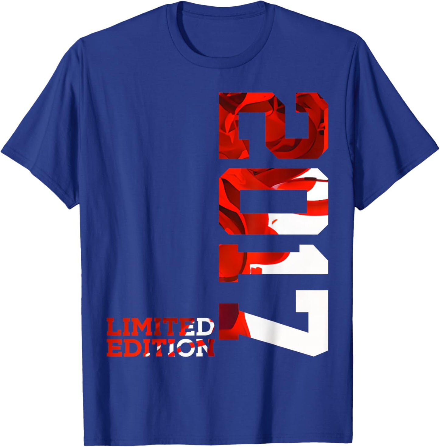 Kids 7 YEARS 7TH BIRTHDAY LIMITED EDITION 2017 T SHIRT, black T-Shirt - T-Shirt | Royal