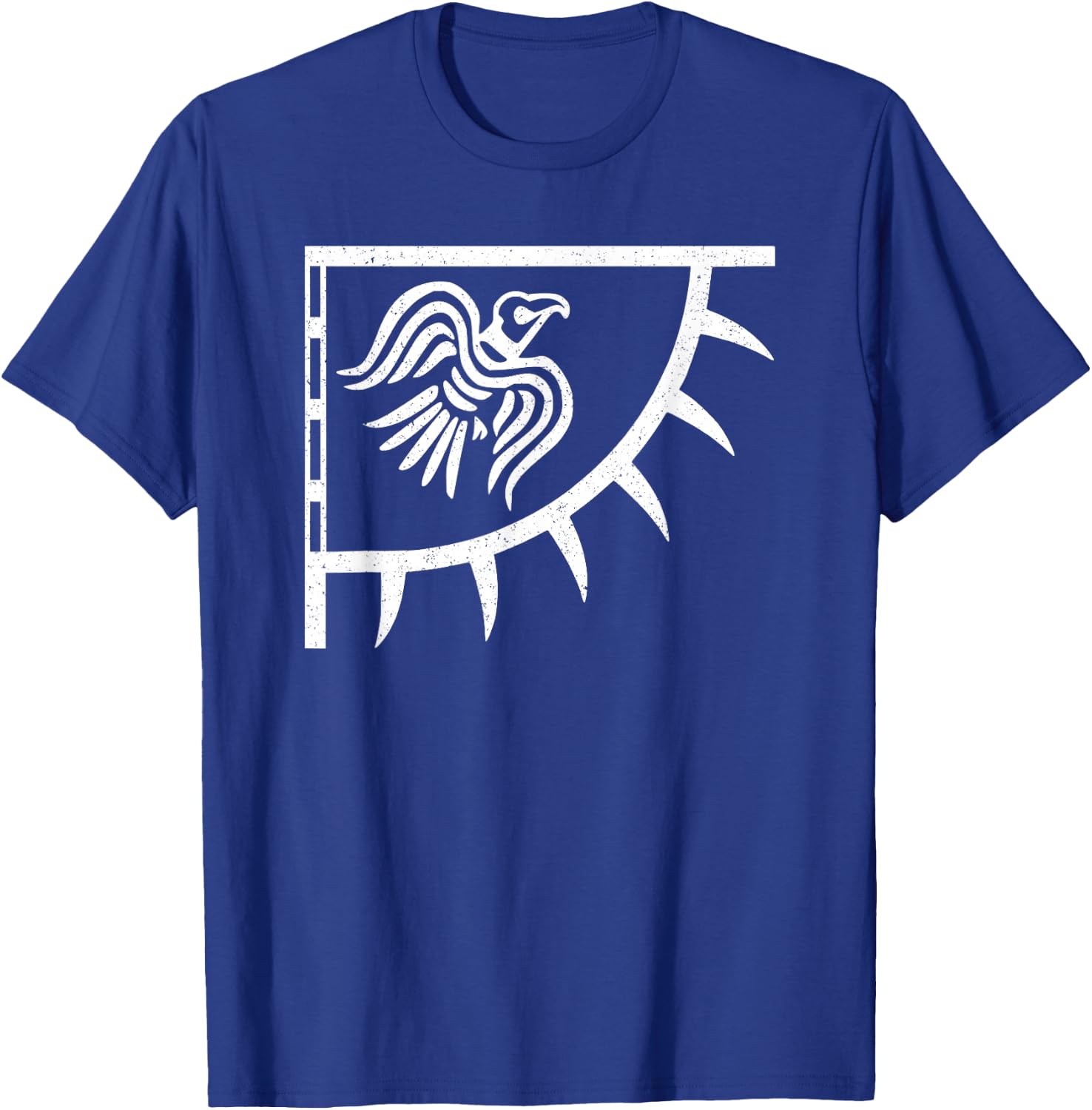 Raven Viking Banner Norse Flag Scandinavian T-Shirt - T-Shirt | Royal