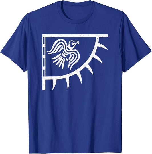 Raven Viking Banner Norse Flag Scandinavian T-Shirt - T-Shirt | Royal