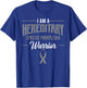 Hereditary Spastic Paraplegia Warrior HSP Awareness Ribbon T-Shirt - T-Shirt | Royal