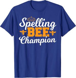 Spelling Bee Winnner - Spell Words Spelling Bee Champion T-Shirt - T-Shirt | Royal